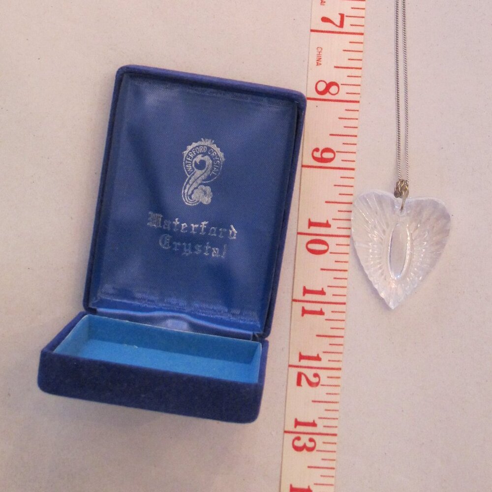 Vintage Waterford Heart Necklace - Picture 2 of 3